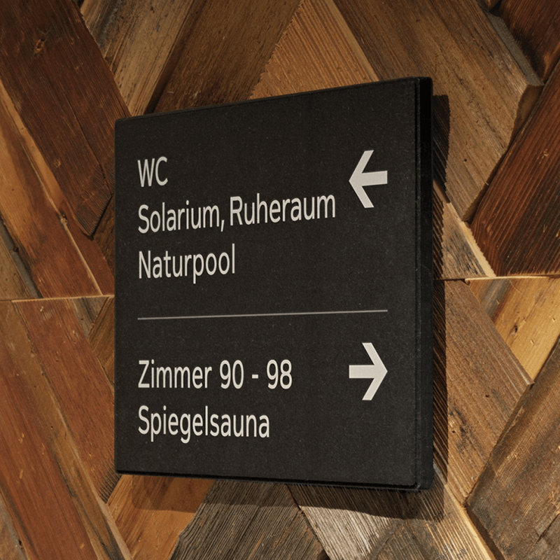 Holzschild Holzschild